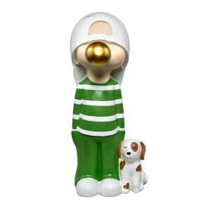 Boy Ballon vert