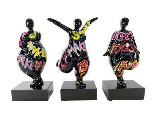 Set 3 pcs – Femmes (graffiti)